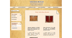 Desktop Screenshot of librairiemetzger.com